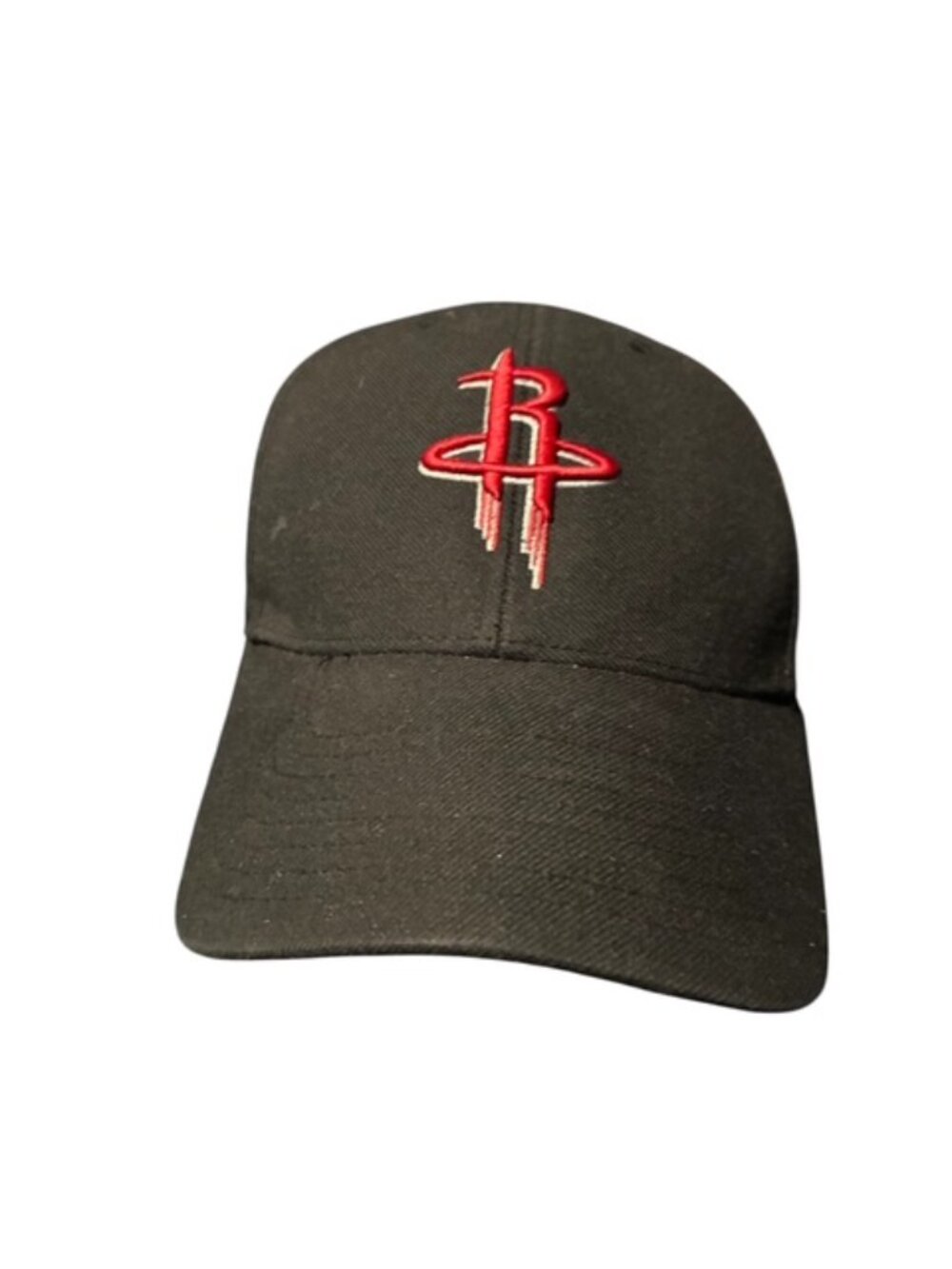 47 Brand Clean Up Hat-NBA Houston Rockets-Black/Red-Adjustable Backstrap